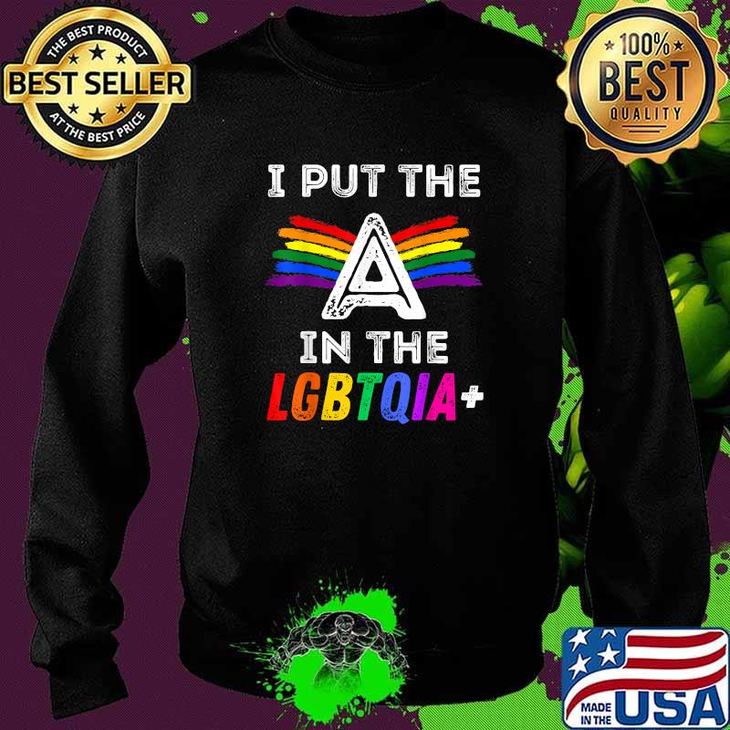 I Put the A Put The I In The LGBTQIA Rainbow T-Shirt Sweater I Put the A Put The I In The LGBTQIA Rainbow T-Shirt Sweater