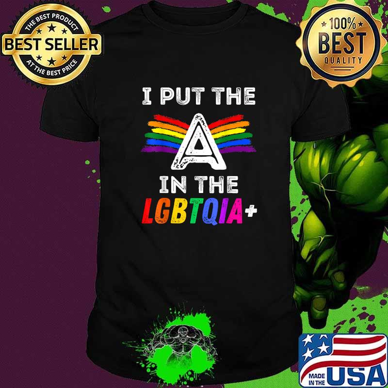 I Put the A Put The I In The LGBTQIA Rainbow T-Shirt I Put the A Put The I In The LGBTQIA Rainbow T-Shirt