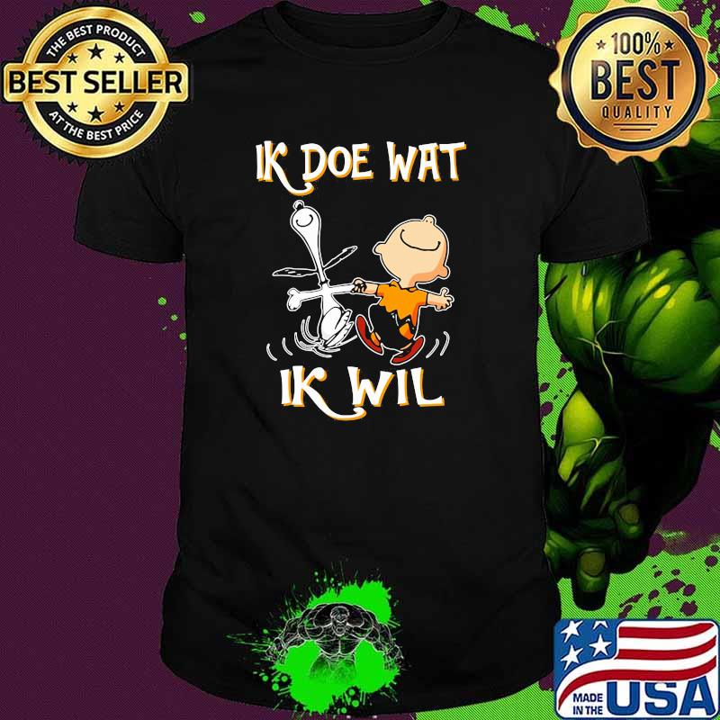 Ik doe wat ik wil snoopy charlie shirt