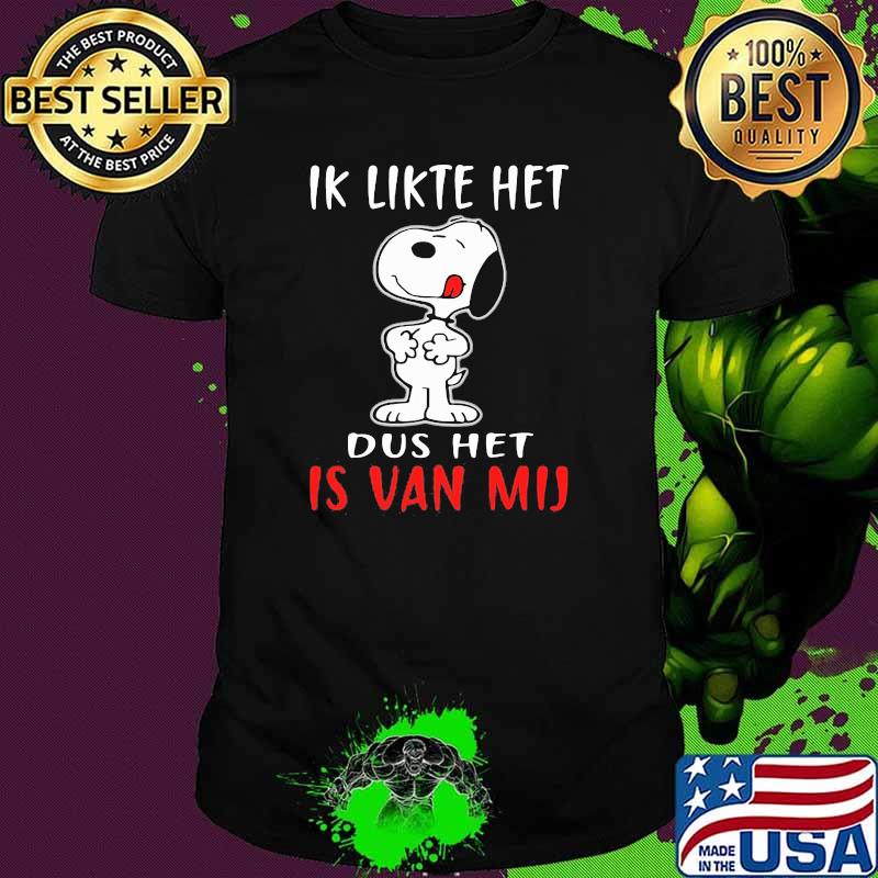 Ik likte het dus het is van mij snoopy shirt