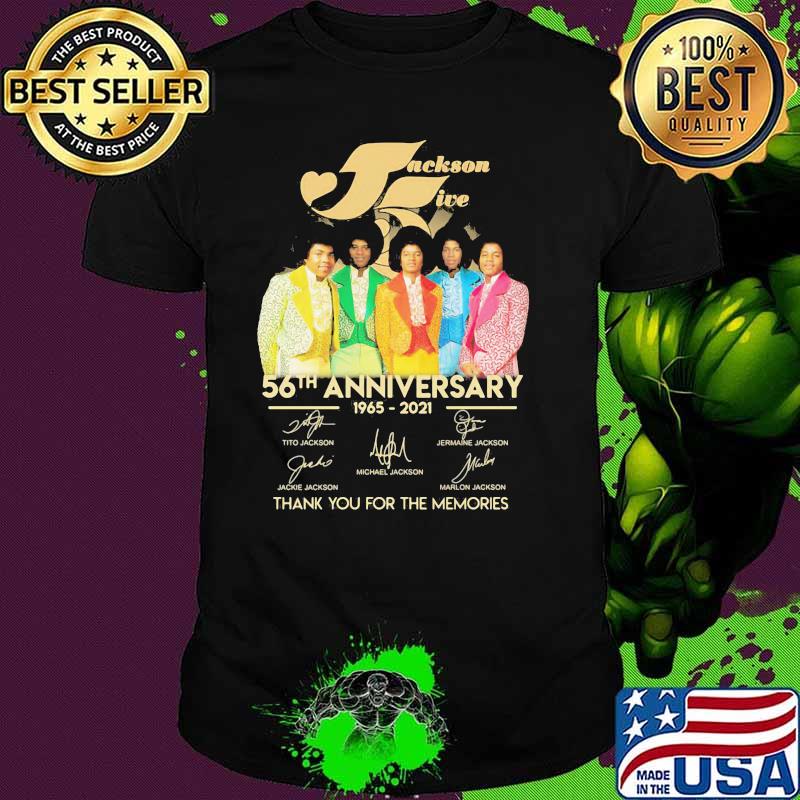Jackson Live 56th Anniversary Thank You For The Memories Shirt