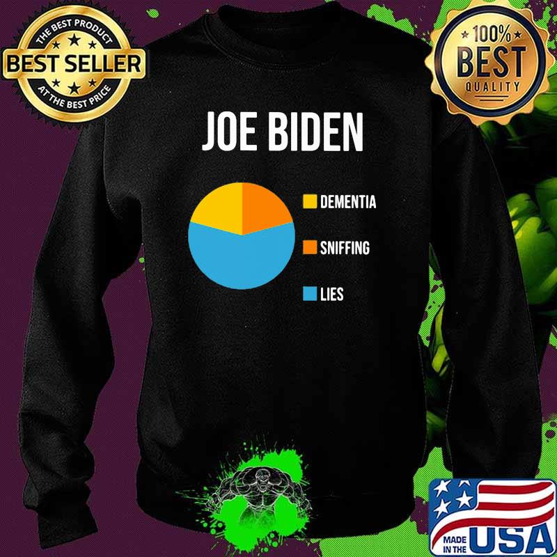 Joe Biden Dementia Sniffing Lies Shirt Sweater Joe Biden Dementia Sniffing Lies Shirt Sweater