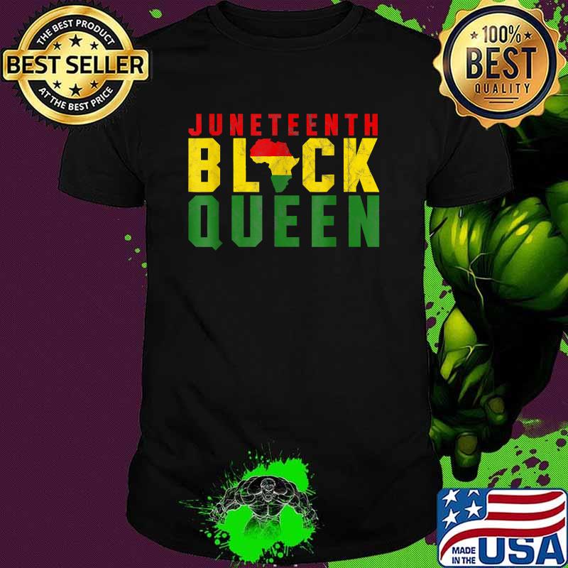 Juneteenth Black Queen Emancipation Day Melanin Black Pride T-Shirt