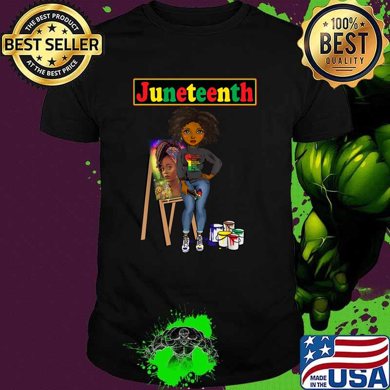 Juneteenth Black Women Melanin T-Shirt