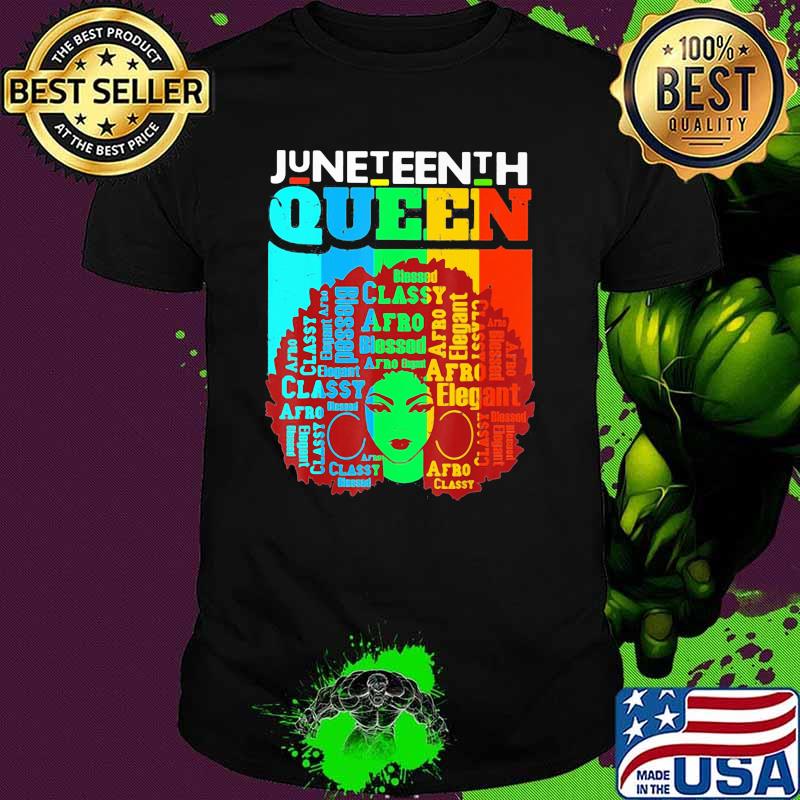 Juneteenth Freedom Day 18 Black Queen Shirt