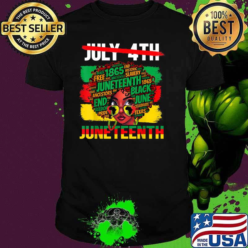 Juneteenth Freedom Day African American June 19th Junenth T-Shirt