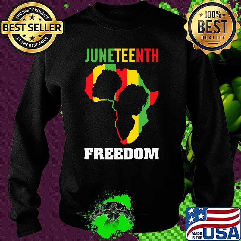 JUNETEENTH Freeish Since 1865 Melanin Ancestor Black History T-Shirt Sweater JUNETEENTH Freeish Since 1865 Melanin Ancestor Black History T-Shirt Sweater