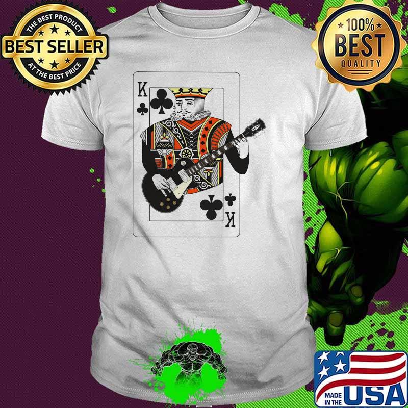 King Play Card Electric Guitar Shirt
