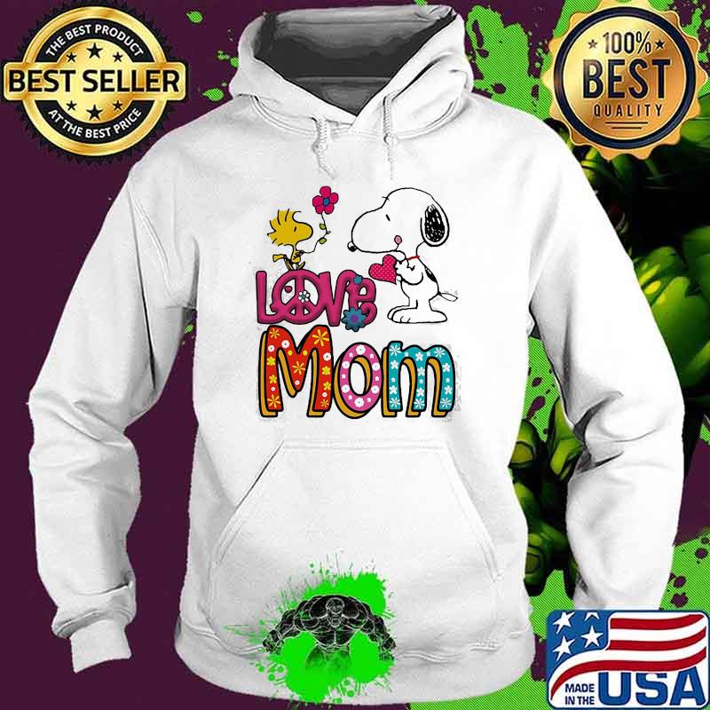 Love mom peanuts mothers day Hoodie Love mom peanuts mothers day Hoodie