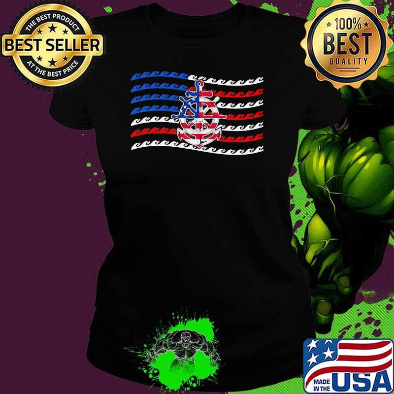 Love Sailor American Flag Shirt Ladies tee Love Sailor American Flag Shirt Ladies tee