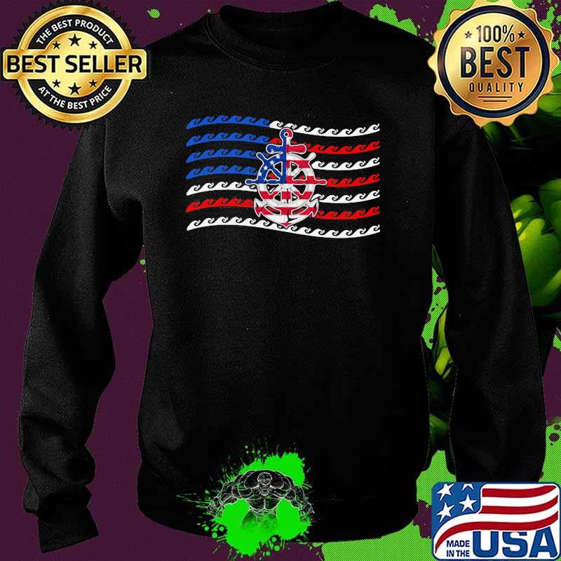 Love Sailor American Flag Shirt Sweater Love Sailor American Flag Shirt Sweater
