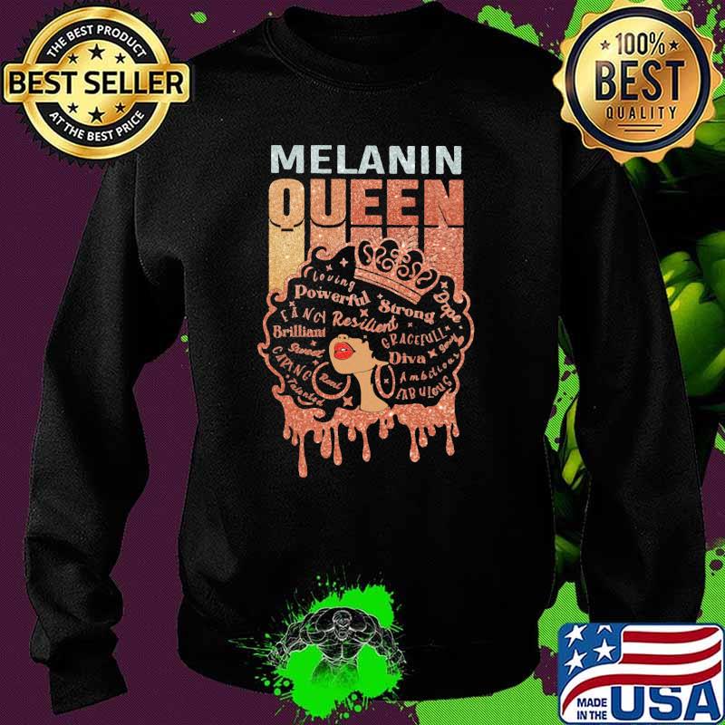Melanin Queen Black Girl Shirt Sweater Melanin Queen Black Girl Shirt Sweater