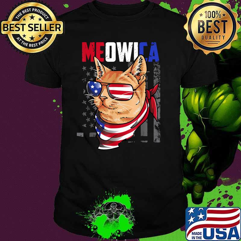 Meowica Patriotic 4th of July T-Shirt