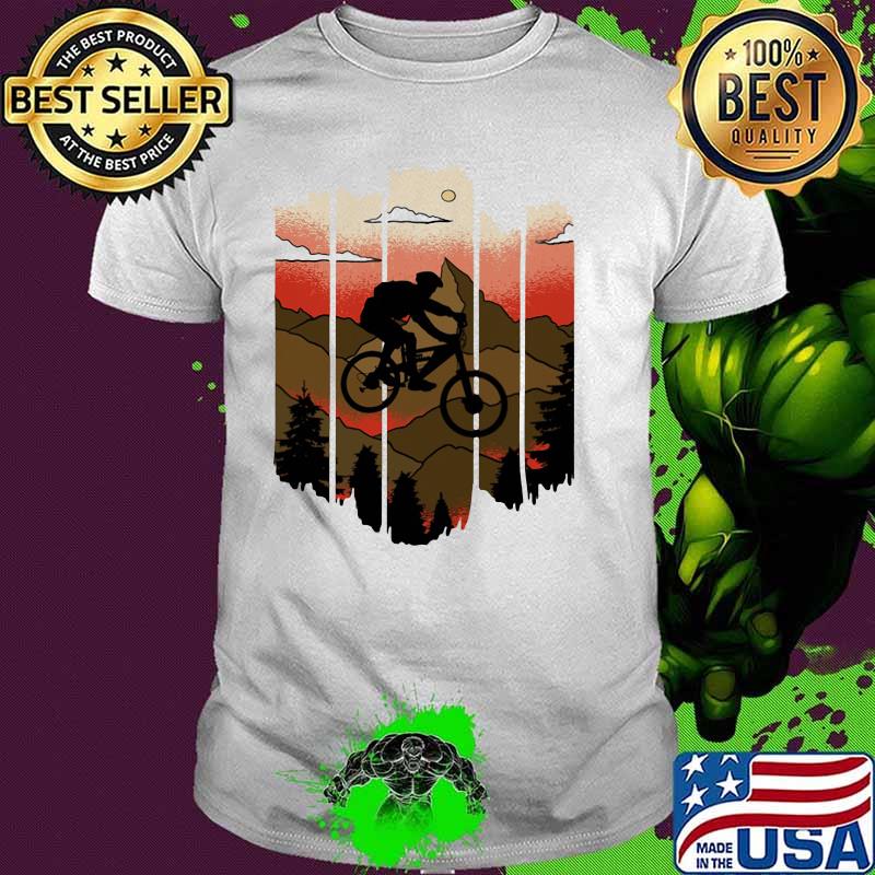 Mountain Biking Downhill Vintage Shirt