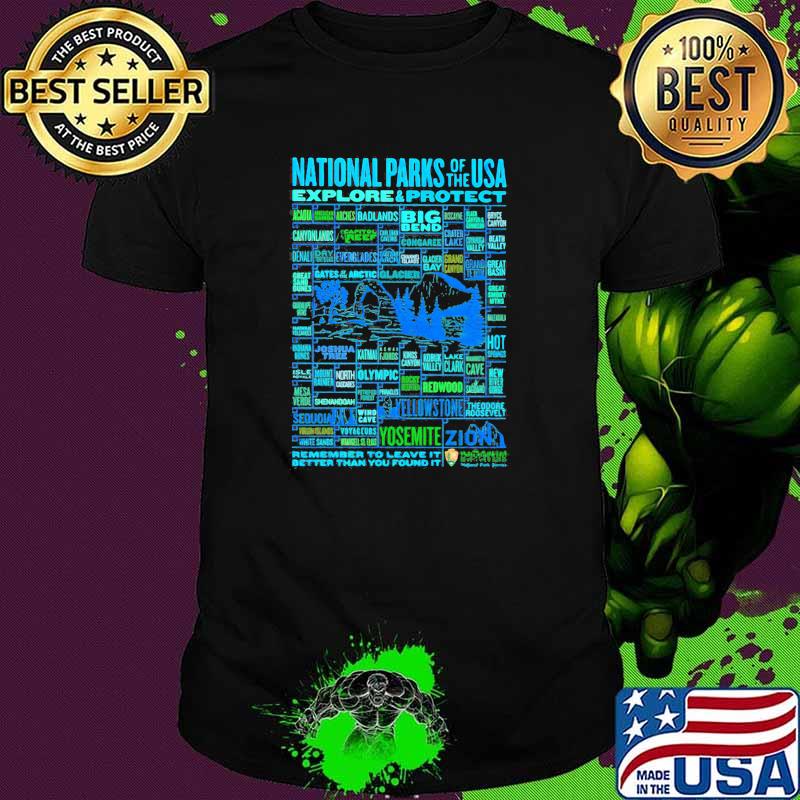 National Parks Of The USA Explore And Protect Shirt