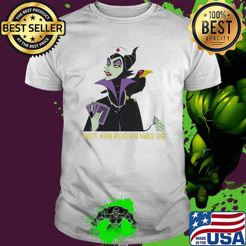 Nicest mean registered nurse ever villain shirt