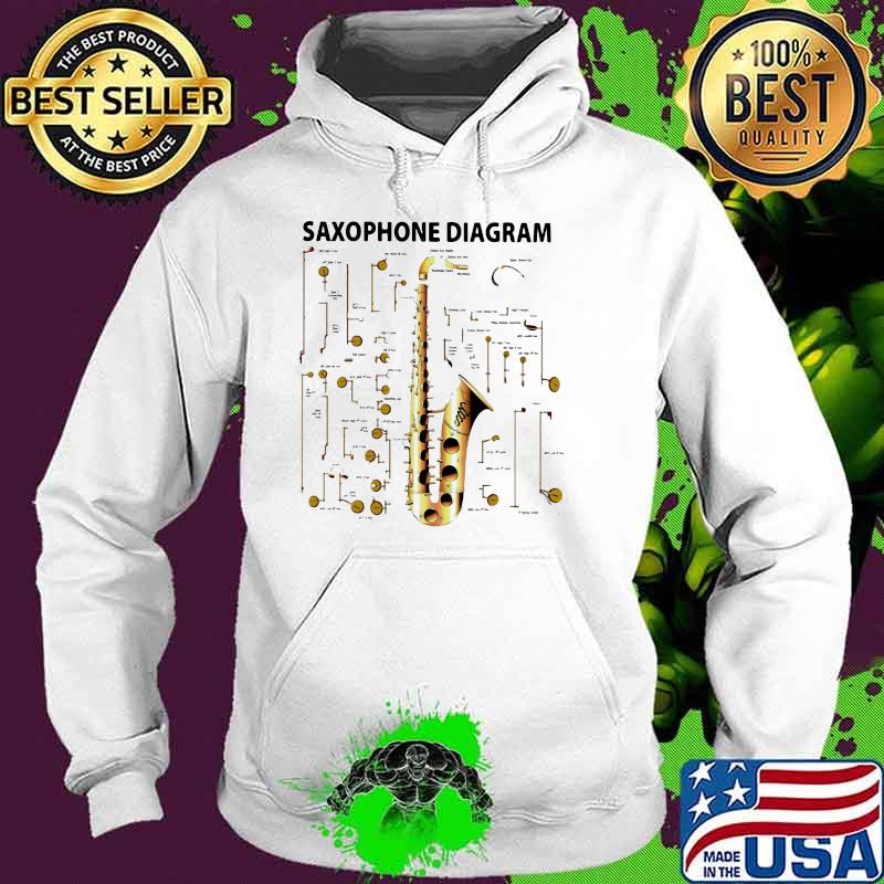 Officiak Saxophone Diagram Shirt Hoodie Officiak Saxophone Diagram Shirt Hoodie