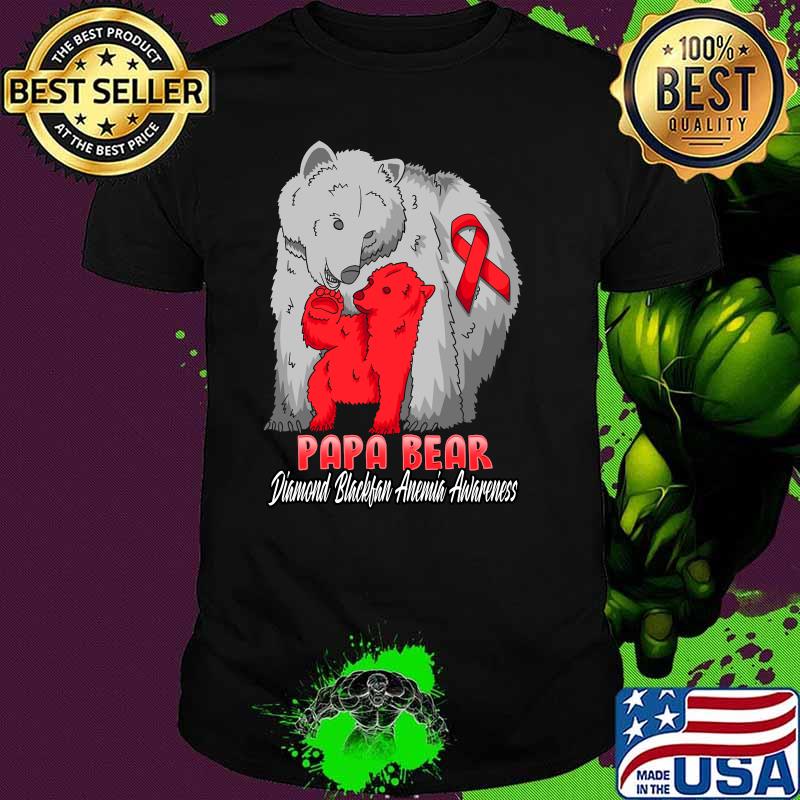Papa Bear Diamond Blackfan Anemia Awareness Shirt