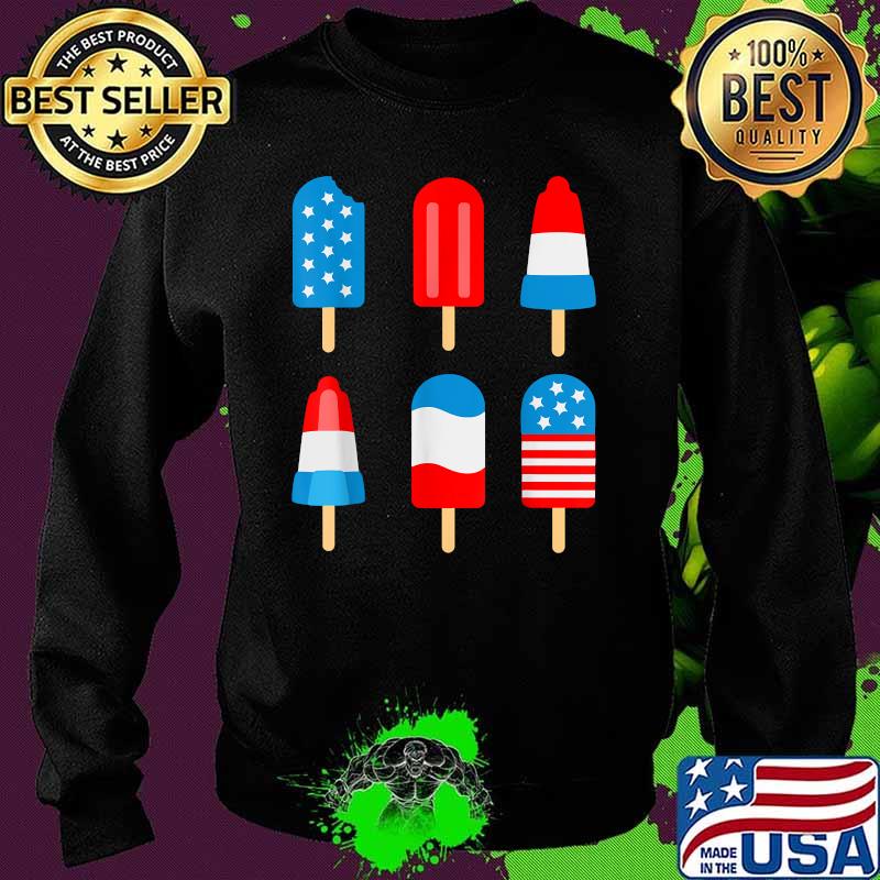 Patriotic 4th Of July Ice Cream Pops Summer July 4th T-Shirt Sweater Patriotic 4th Of July Ice Cream Pops Summer July 4th T-Shirt Sweater