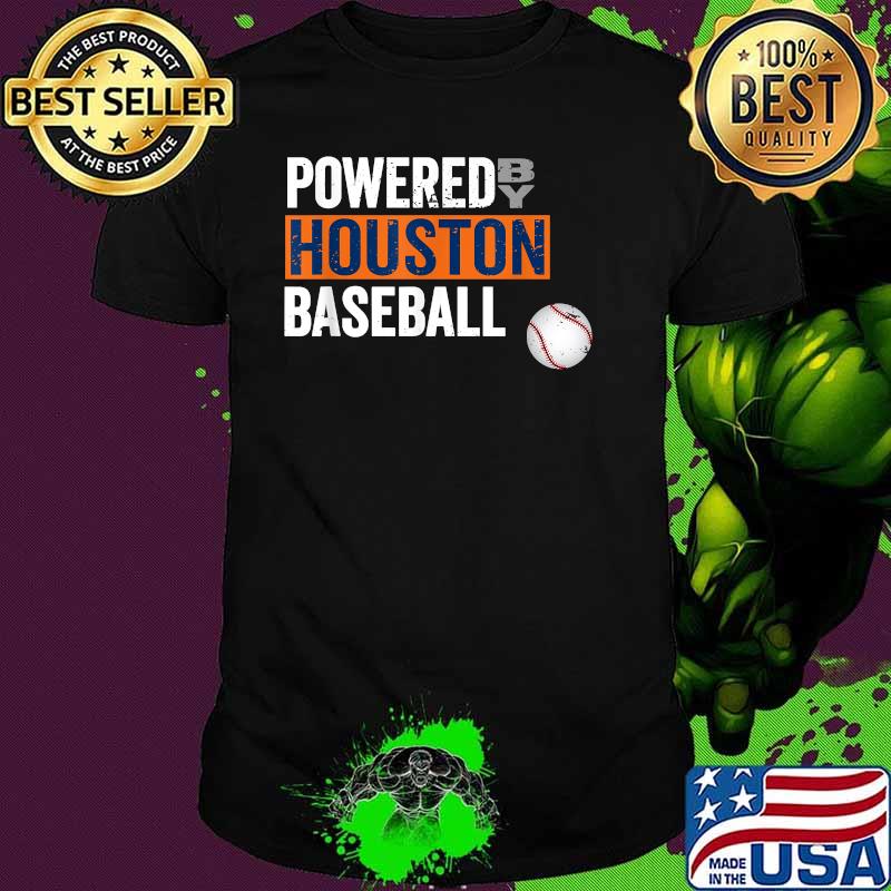 Powered By Houston Baseball T-Shirt