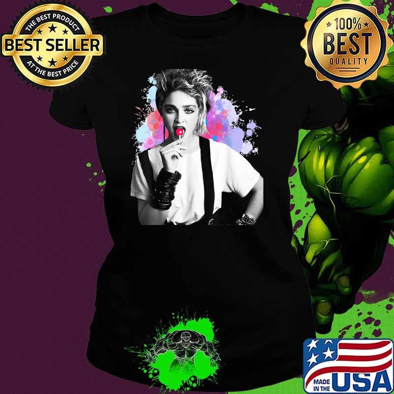 Retro LoliPop Madonnas Artwork T-Shirt Ladies tee Retro LoliPop Madonnas Artwork T-Shirt Ladies tee