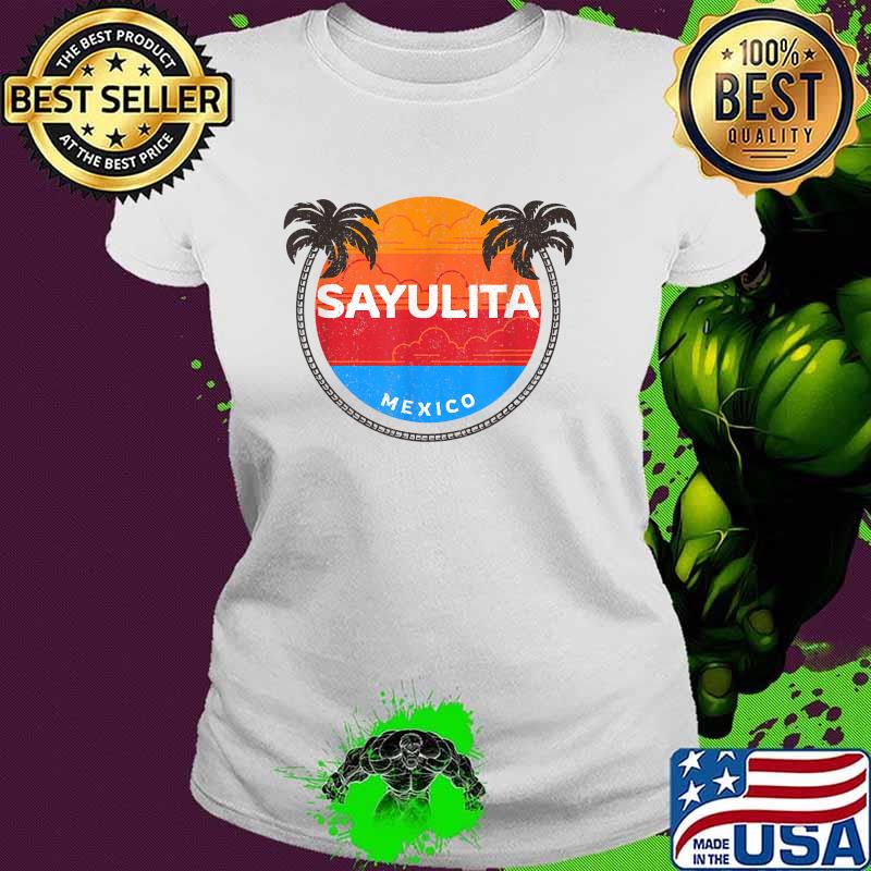 Sayulita Mexico Sunset Vintage T-Shirt Ladies tee Sayulita Mexico Sunset Vintage T-Shirt Ladies tee