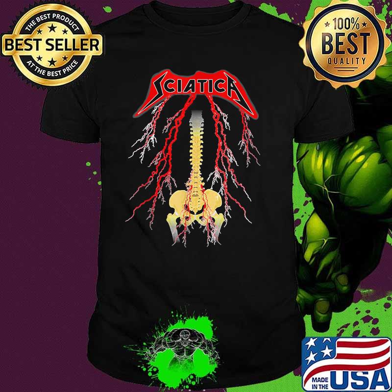 Sciatica Skeleton Metal T-Shirt