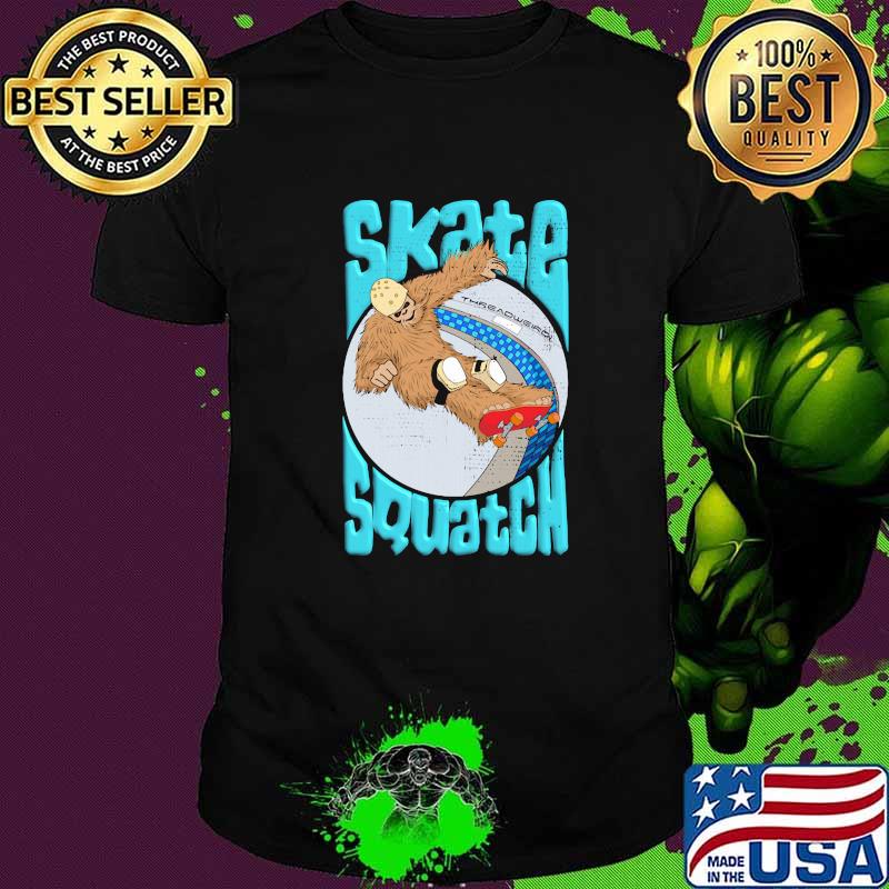 Skate Squatch Big Foot Shirt