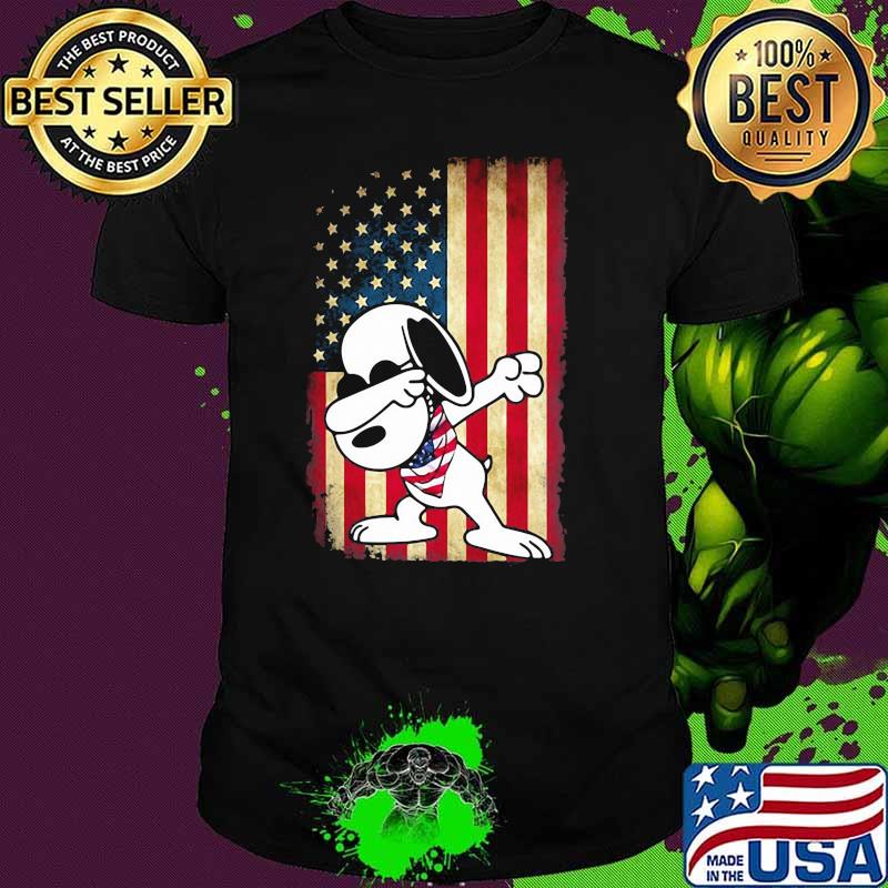 Snoopy American Flag Shirt