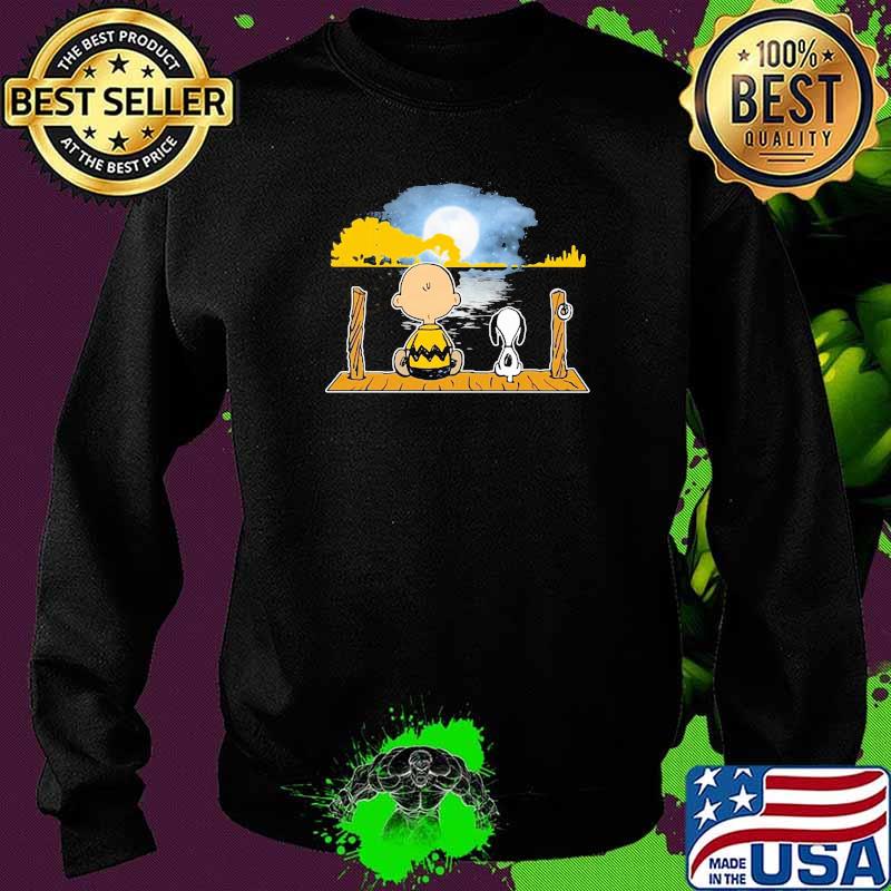 Snoopy and charlie Moon Lake Shirt Sweater Snoopy and charlie Moon Lake Shirt Sweater