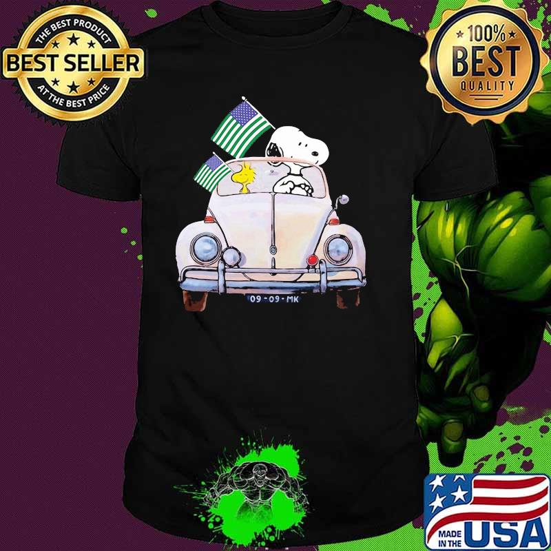 Snoopy Car Mexican FLag Shirt