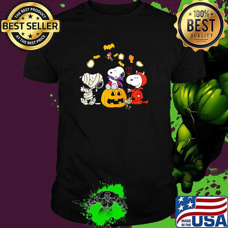Snoopy peanuts pumpkin halloween shirt