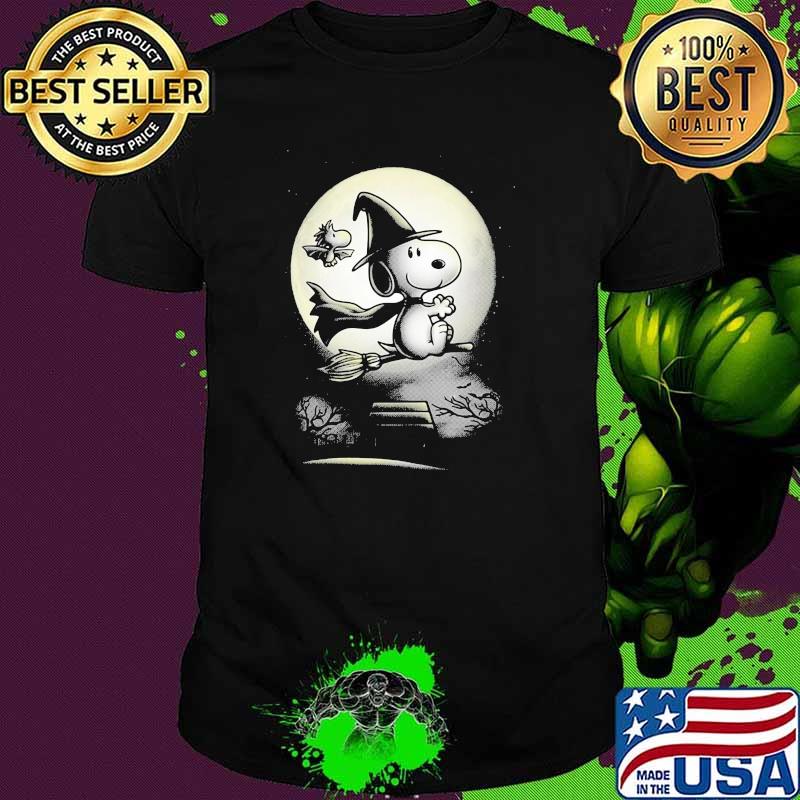 Snoopy witch moon shirt