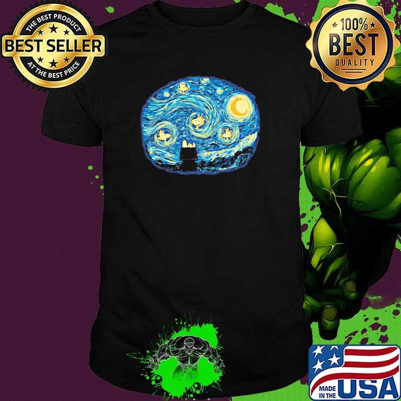 Snoopy woodstock galaxy shirt
