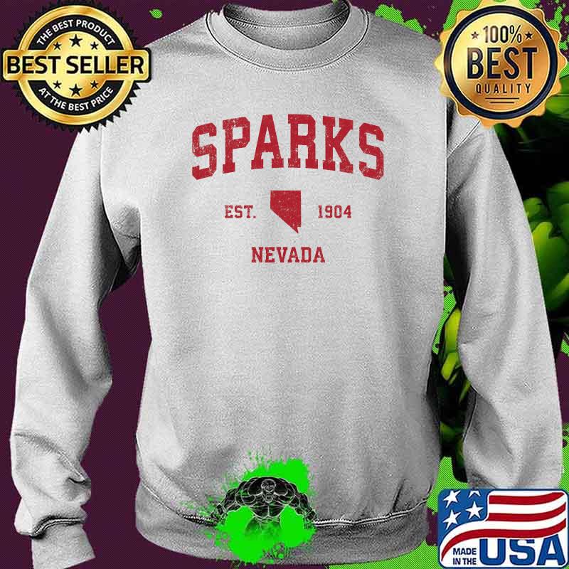 Sparks Nevada NV 1904 Vintage Sports Shirt Sweater Sparks Nevada NV 1904 Vintage Sports Shirt Sweater