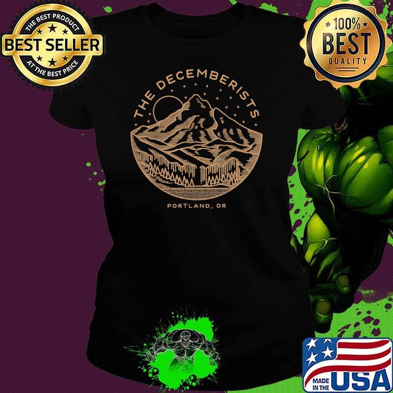 The Decemberists Portland Logo T-Shirt Ladies tee The Decemberists Portland Logo T-Shirt Ladies tee