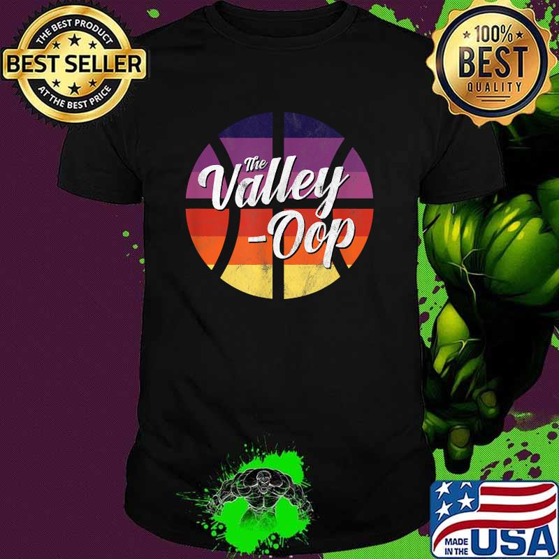 The Valley Oop Phoenix Basketball Retro Sunset T-Shirt