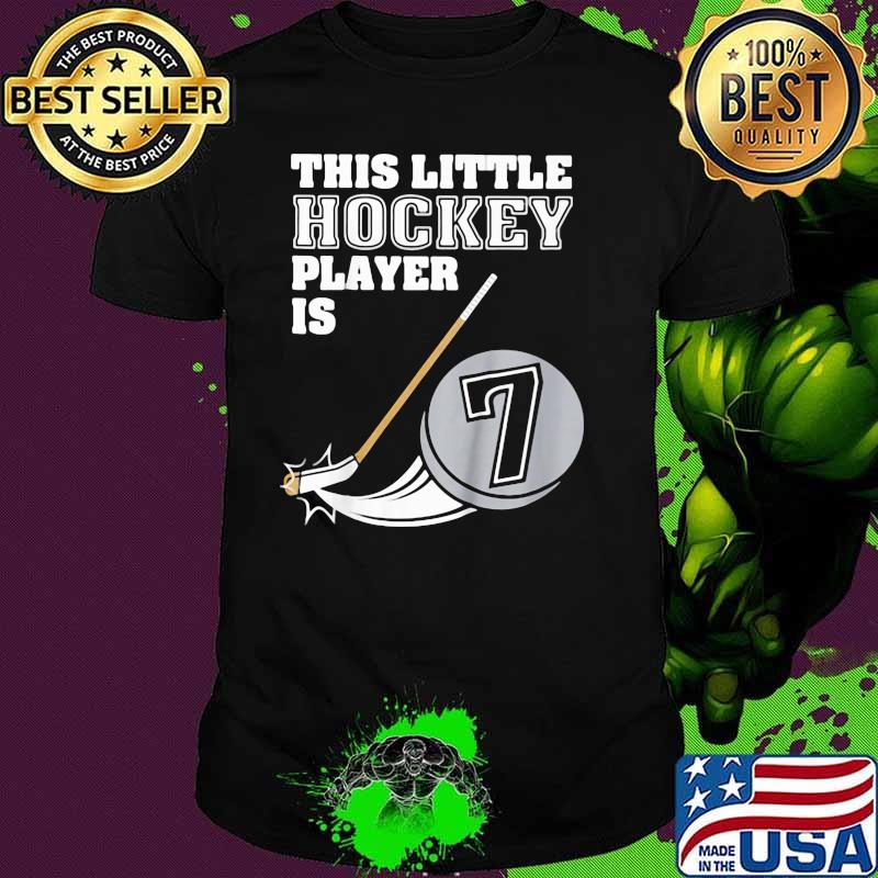 This Little Hockey Player Is 7 Shirt