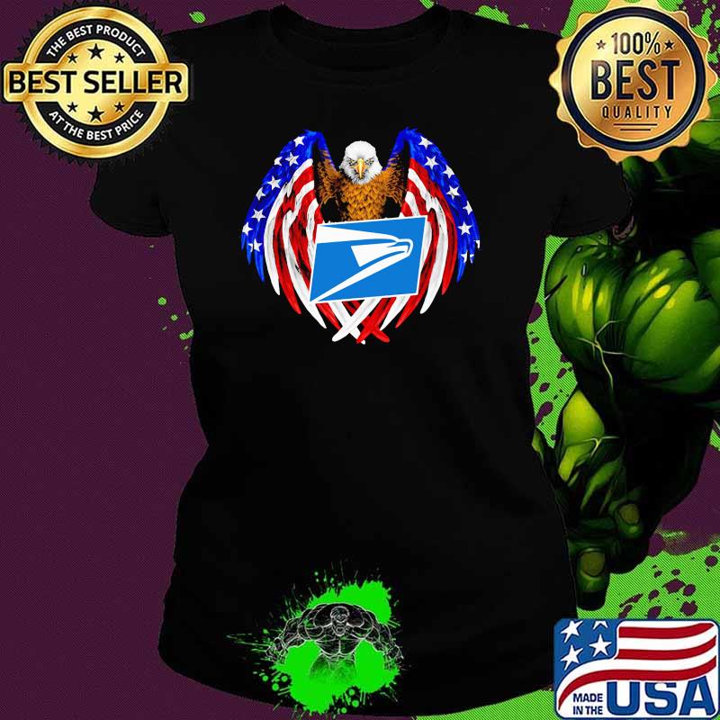 United states postal service eagel american flag 4th of July independence Ladies tee United states postal service eagel american flag 4th of July independence Ladies tee