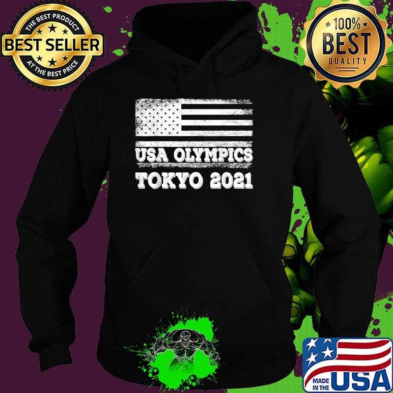 USA Olympics Tokyo 2021 American Flag T-Shirt Hoodie USA Olympics Tokyo 2021 American Flag T-Shirt Hoodie