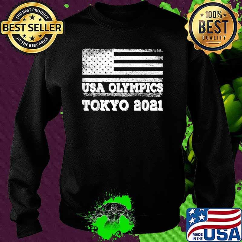 USA Olympics Tokyo 2021 American Flag T-Shirt Sweater USA Olympics Tokyo 2021 American Flag T-Shirt Sweater