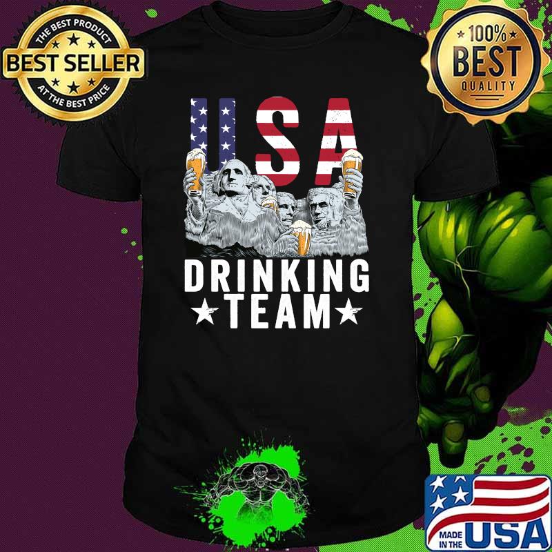 USA President Drinking Team 4th of July USA Drinking team T-Shirt