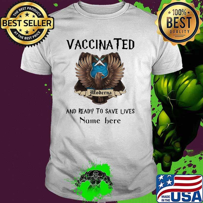 Vaccinated And Ready To Save Lives Eagle Shirt