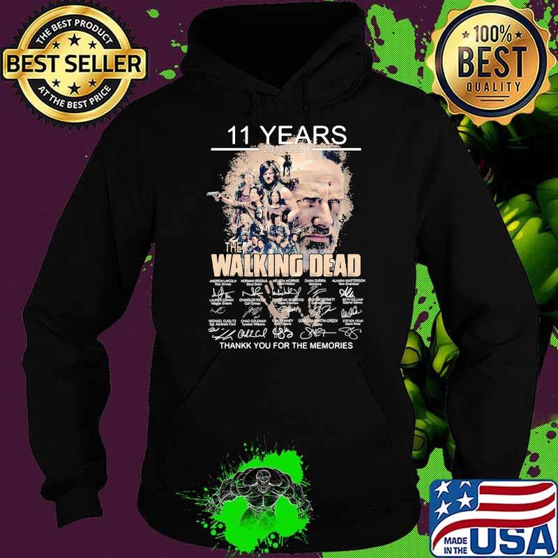 11 Years 2010 202 The Walking Dead Thank You For The Memories Shirt Hoodie 11 Years 2010 202 The Walking Dead Thank You For The Memories Shirt Hoodie
