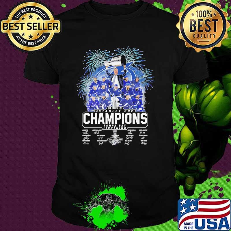 2021 Stanley Cup Champions Tampa Bay Lightning Firework Shirt