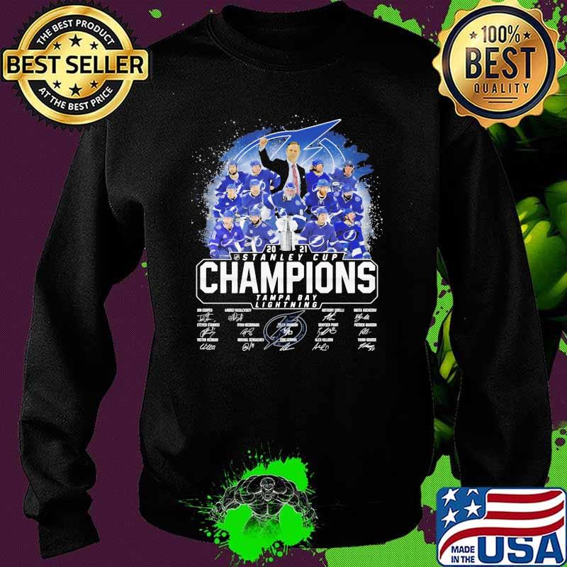 2021 Stanley Cup Champions Tampa Bay Lightning Team Shirt Sweater 2021 Stanley Cup Champions Tampa Bay Lightning Team Shirt Sweater