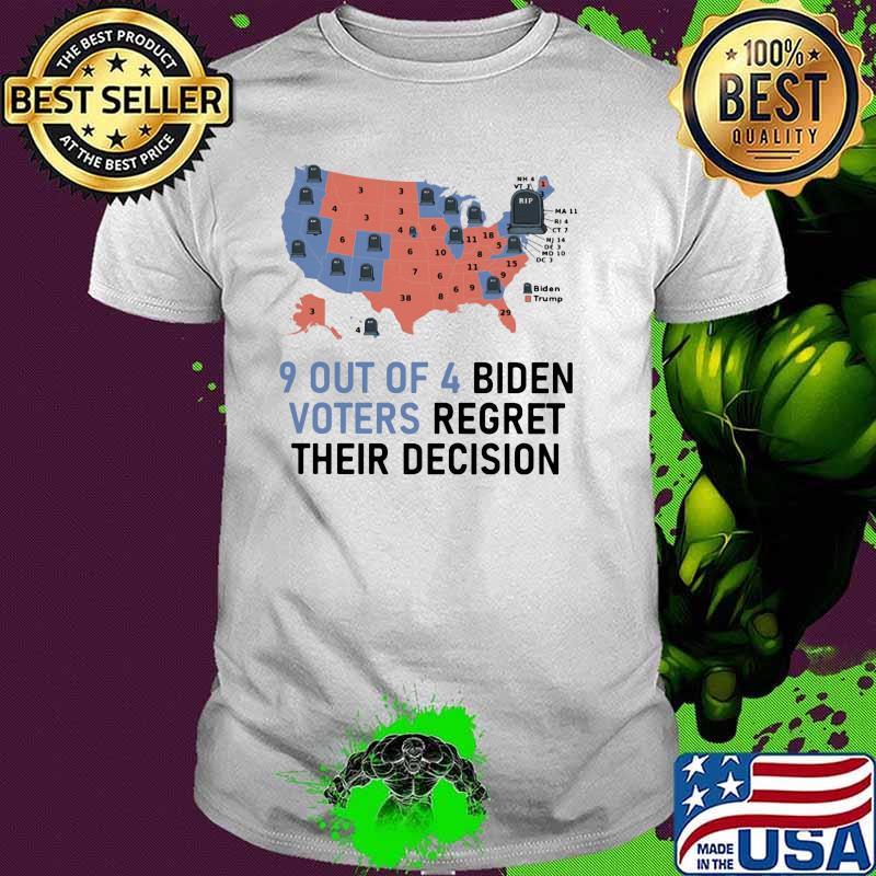 9 Out Of 4 Biden Voters Regret Their Decision Shirt