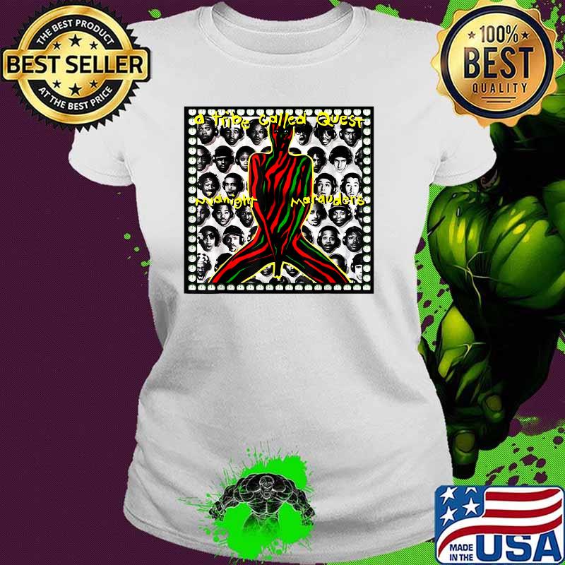 A Tripe Called Quest Midnight Marauders T-Shirt Ladies tee A Tripe Called Quest Midnight Marauders T-Shirt Ladies tee