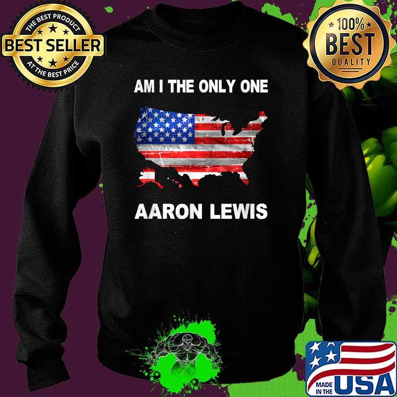Am I The Only One Aaron Lewis USA Map Flag Shirt Sweater Am I The Only One Aaron Lewis USA Map Flag Shirt Sweater