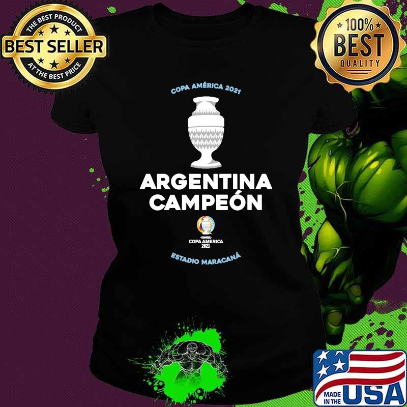 Argentina Champion America Cup 2021 Estadio Maracana T-Shirt Ladies tee Argentina Champion America Cup 2021 Estadio Maracana T-Shirt Ladies tee